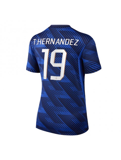 Frankreich Theo Hernandez #19 Heimtrikot für Frauen WM 2026 Kurzarm Frankreich Theo Hernandez #19 Heimtrikot für Frauen WM 2026 Kurzarm